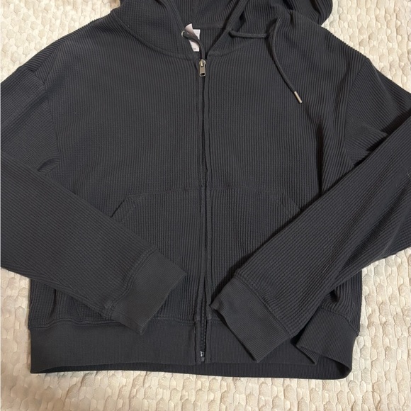Auden Charcoal Zip-Up Jacket - Picture 1 of 1